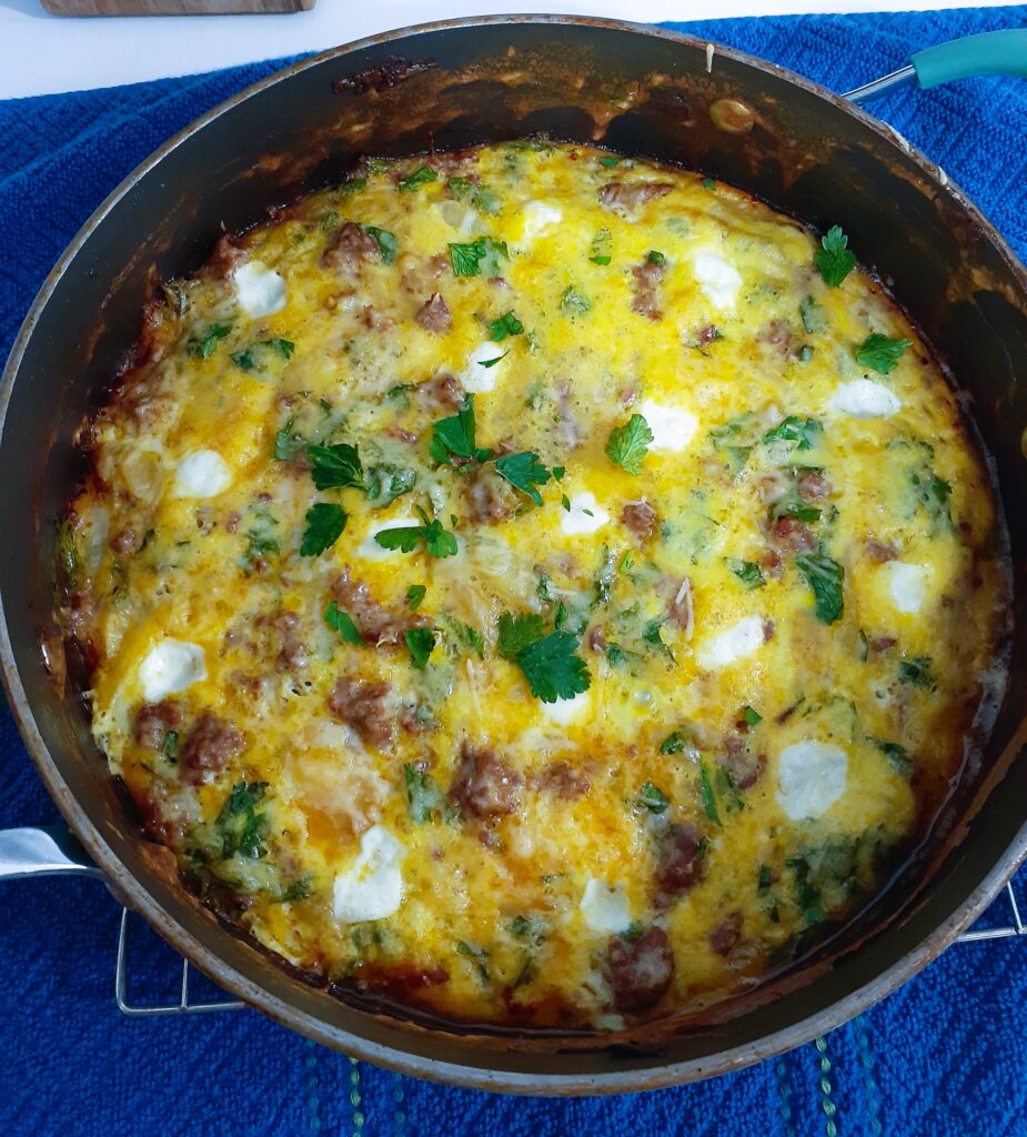 Italian Sausage Frittata Homestead Goddess 