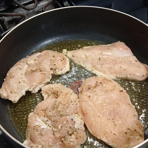 pan fry chicken breast