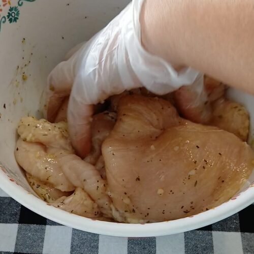 marinate the chicken