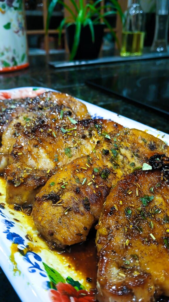 honey garlic pork chops recipe