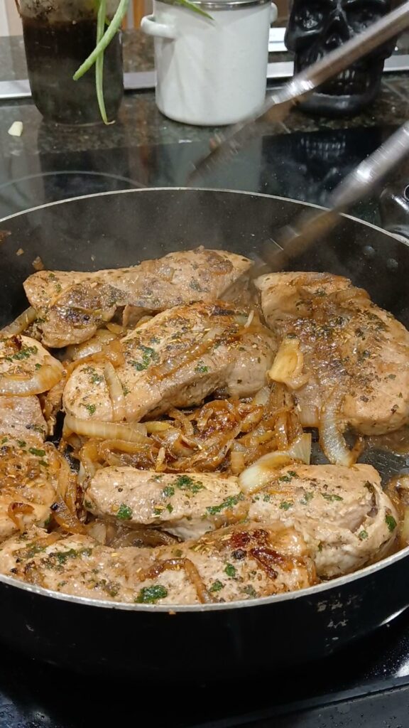 pork chops in caramelized onions