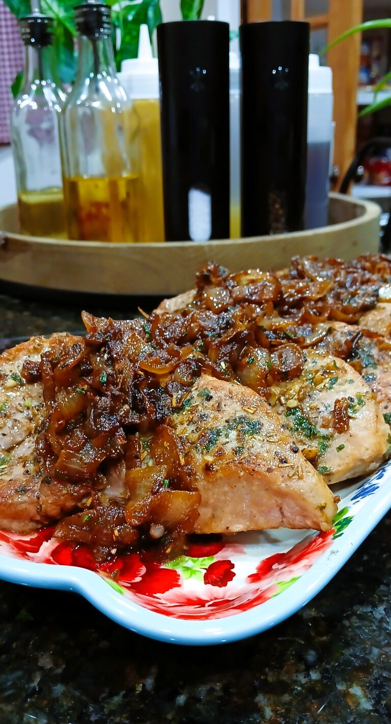 herb crusted pork loin chops