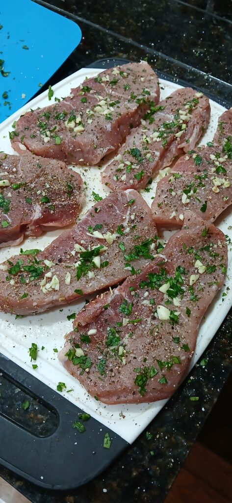 seasoned pork loin chops